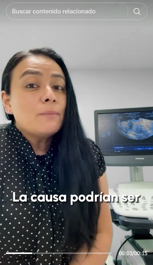 Reel TikTok Dra Adriana Acuña